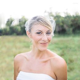 Headpieces 2022 Arrival Bridal Birdcage Veil Wedding Hair With Comb Women Head Wear Pear Beaded