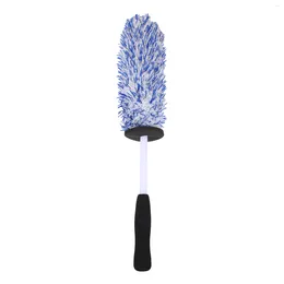 Car Sponge 1pc Wheel Cleaning Brush With Non-slip Handle Microfiber Premium Wash