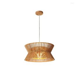 Pendant Lamps Creative Solid Wood Led Light For Living Room Dining Office North European Style Chandelier Home Decoration