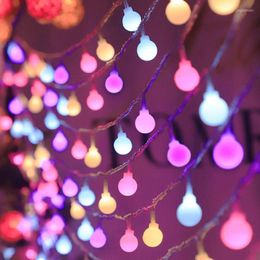 Strings 3M Ball LED String Light 20LED Chain Fairy Lights Holiday Christmas Wedding Outdoor Decor Battery Operated Garland