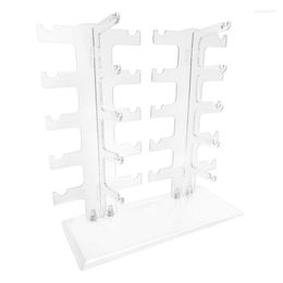 Sunglasses Frames Kf-Sunglasses Rack Glasses Holder Two Row 10 Pairs Eyeglasses Benzene Eyewear Display Stand Jewelry