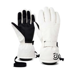 Ski Gloves LOOGDEEL Winter Waterproof Windproof Full Finger Touchscreen Snowboard Wear-resistant Warm Snow L221017