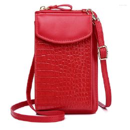 Evening Bags 2022 Women Wallet Cellphone Bag Card Holder Purse Snake Pattern Cluth Messenger Shoulder Long Straps Drop