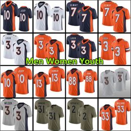 Peyton Manning Football Jersey Patrick Surtain II Javonte Williams Courtland Sutton Moss Marvin Mims Jr