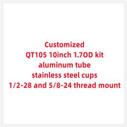 10inch 1.7 OD Aluminium tube stainless steel cup kit for car engine oil cleaning kits QT105