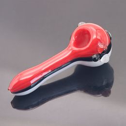 4.5 Inch PokeBall smoking pipe hand spoon pipes pokeflute monster tube combo bowl glass oil burner pipe Bongs