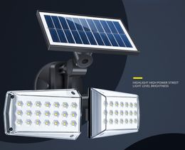 Solar Garden Lights Outdoor upgraded Solar Panel with 3 Optional Modes and 270°Wide Angle IP67 Waterproof Portable Powered Security Light