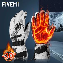 Ski Gloves Winter Warm Snow Snowboard Cold-proof Waterproof Cycling Motorcycle Fluff For Touchscreen L221017