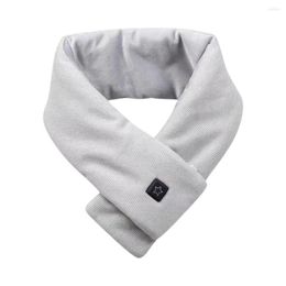Bandanas Smart Heating Scarf For Winter USB Electric Rechargeable Heated Neck Wrap Warm Soft Scarves Men And W