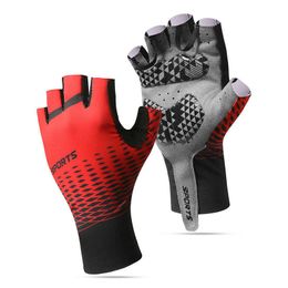 Cycling Gloves Summer Half Finger Cycling Glvoes Men Women Ice Silk Breathable Non-slip Sports Glvoes Fishing Fitness Gloves T221019