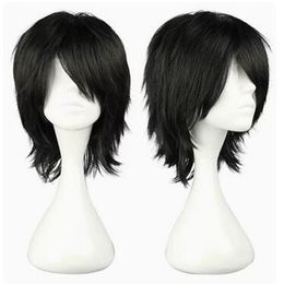 New popular anime Japanese Harajuku super cute straight line. COS wig