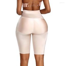 Active Shorts Sports Yoga Seamless Hip Pad Tight Shapewear High Waist Body Shaping Fitness Pants Elastic Plus Size Gym Women