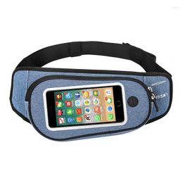 Outdoor Bags Haissky Running Belt Waist Bag Sports Fanny Pack For Mobile Phone Gym Fitness Women Men Trail