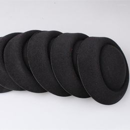 Headpieces Black Or 20 Colors 16CM Fascinator Hats DIY Millinery Hair Accessories Pillbox Base Mini Top Hat For Occasion MYQH020