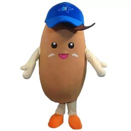 2022 Halloween Potato Mascot Costume High quality Cartoon vegetable theme character Carnival Unisex Adults Size Christmas Birthday Party Outdoor Outfit