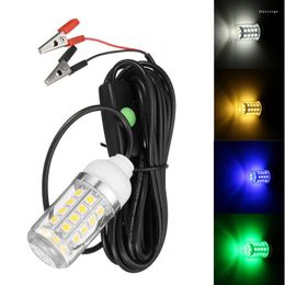 Waterproof 12V 36 LED Light Bulb Underwater Submersible Night Fishing Shad Bait Lure Squid Boat Lamp With 5m IP67