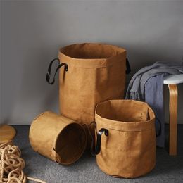 Dirty Clothes Laundry Basket Storage Basket Toys Organiser With Handle Foldable Large Capacity Laundry Hamper Waterproof Storage CX220412