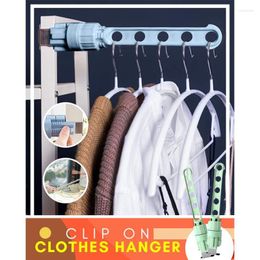 Hangers & Racks 1PCS Window Frame Hanger Retractable Indoor Space Clothes Drying Rack 2022