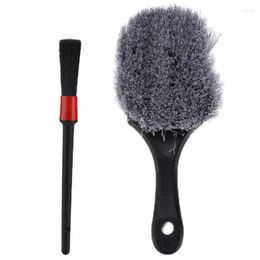 Car Washer Cleaning Brush Set Wheel Soft Fiber For Home Office