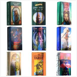 26 Diy New Laser Card Flash Tarot Oracle Cards Witch Tarot Board Games Oracle Mystical Affectional Divination Free ups