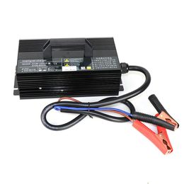 Intelligent Battery Standard Battery Charger With Fan Aluminium Shell Waterproof 4S Dc 12V 14.6V 30A 50A Ac 60Hz 50Hz