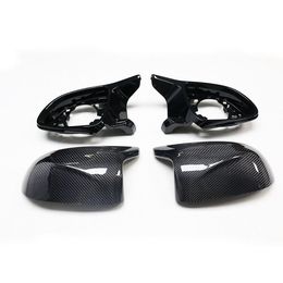 Car Rear View Side Wing Mirror Cover For BMW X3 X4 X5 X6 X7 Upgrade X3M X4M X5M X6M X7M Carbon Fibre Shell Caps