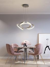 Pendant Lamps Nordic Dining Room Chandeliers Light Luxury Creative Postmodern Minimalist Fixtures Home Decor Lamp Kitchen