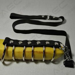 Beauty Items CEA Bdsm Clothing sexy Toy Men Adult sexyy Private Sling Rope PU Leather Adjustable Metal Spiral Accessories For Gay Erotic