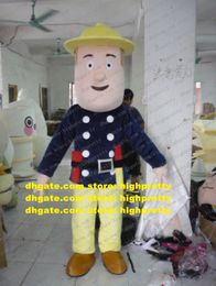 Handsome Fireman Fire Man Mascot Costume Adult Cartoon Character Outfit Suit Kindergarten Pet Shop Festivals And Holidays zx2876