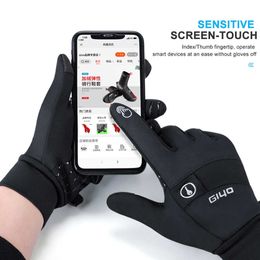 Cycling Gloves Men Women Winter Full Finger Outdoor Bicycle Sports Warm Touch Screen Bike Windproof Ski Motorcycle T221019