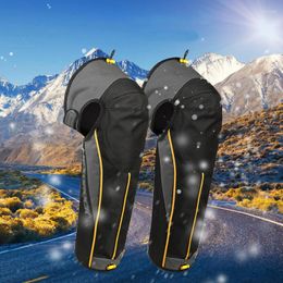 Motorcycle Armour Waterproof Legs Cover Half Leg Sleeve Windproof Warmers Adjustable Protective Guard Gear Gaiters For Women & Men