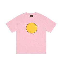 Women's Tshirt Drew Short High Quality Basic t Shirt for Men and Women Couple Tees Smiley Face Printing Oversize Version Star Sleeve Fashion