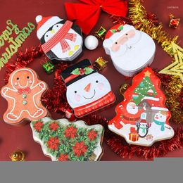 Gift Wrap Christmas Candy Box With Lid Multifunction Storage Jar Case Supplies For Wedding Birthday Wrapping
