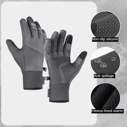 Cycling Gloves Winter Men Women Cycling Gloves Full Finger Thermal Warm Handschoenen Touch Waterproof Windproof Non Slip Ski Snow Sport Gloves T221019