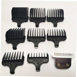 1PCS Razor T-Blade & 8PCS Hair Clipper Comb #1- #8 Cutting 3-25mm Replacement For 9870L 9876 9876L 5598 9880 9880L 9884 9884L 9885