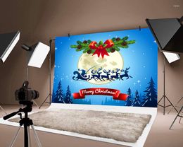 Party Decoration Milsleep Merry Chirstmas Moon Backdrop Po Decorations Mysterious Surprise Pograph Festival Backdrops