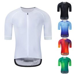 Jackets de corrida Lubi Men Cycling Jersey Manga curta 5 cores equipe de verão camisa de bicicleta respirável Cool Mtb Clothes Use roupas