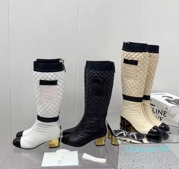 2022 Boots Shoe Shoes Winter Boot Women Soft Down Designer Mid Heel Waterproof Nylon Upper 2022 Comfore Big Size 35-41