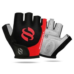 Cycling Gloves Bike Half Finger Anti- Shock Sport Men Women Object Gym Fitness Guante Ciclismo Bicycle T221019