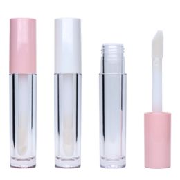 700pcs/lot 6.8ML Empty Lipstick Tubes bottle Transparent Lip Gloss Tube 4 sytles Wand Tubes Clear bottles