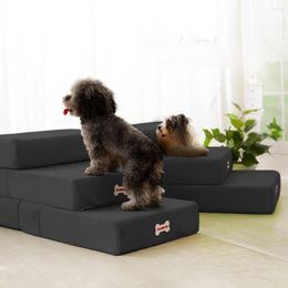 Cat Beds Stuff Ramps For Dog Breathable Mesh Foldable Padded Pet Stairs Detachable Bed Ramp 2 Steps Sturdy Build