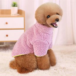 Dog Apparel Warm Pet Jacket Winter Clothes Dogs Coat Autumn Thickening Zipper Design Puppy