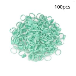 False Eyelashes 100pcs Disposable Glue Holder Ring Cups Ink Rings Container Eyelash Extension Tools Lash Supplies Grafting Lashes Tool