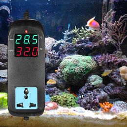 Digital LED Temperature Controller Thermostat Thermometer Control Switch Sensor Metre Probe For Water Aquarium & Breeding249y