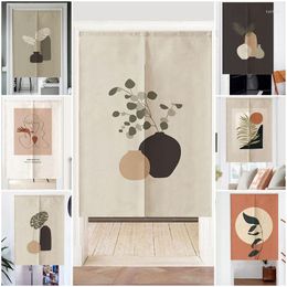 Curtain INS Door Nordic Short Curtains For Kitchen Bathroom Dustproof Partition Split Noren Entrance Hanging Drapes Home Decor