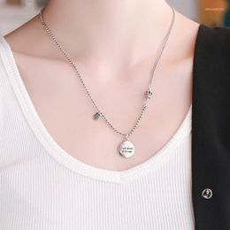 Chains Necklace For Women Silver 925 Jewelry Vintage Style Lovers' Gifts In Fashion Original Men