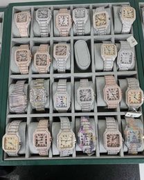 GAME Wristwatch D31 Luxury mens watch 4130 movement watch for men 3255 montre de luxe Mosang stone iced VVS1 GIA watch Diamond watchs wriBGB3O11S2L38