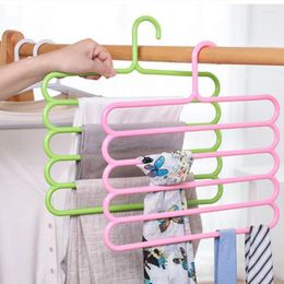 Hangers & Racks Holders Non Slip Dry Multilayer Rack MultiFunctional Towel Wholesale Trousers Closet Storage Clothinges S Shape Tie