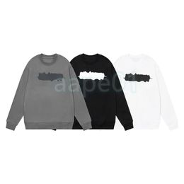 Men Womens Casual Hoodies Designer Mens Graffiti Print Sweatshirt Couples Fashion Black White Grey Hoodies Asian Size XS-L