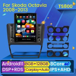 2din Player Android 11 Car dvd Radio Multimidia Video RDS DSP For Volkswagen SKODA Octavia 2 A5 2007-2014 Navigation GPS BT